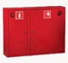 Шкаф пожарного крана ШПК-315 НЗК для 1-го рукава и 1-го огнетушителя (навесной, закрытый, красный, 840x650х230мм.)
