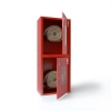 Шкаф пожарного крана ШПК-320-21 НОК для 2-х рукавов (навесной, открытый, красный, 540x1300х230мм.)